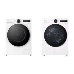 LG F4X7009TWB Washing Machine, 9kg, 1400 Spin, White, A Rated