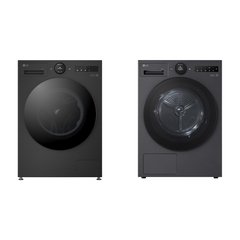 LG RHX7010TBB Heat Pump Tumble Dryer, 10kg, Black, A+++ Rated