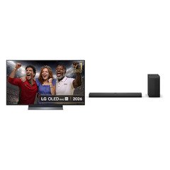 LG OLED48C66LB.AEK 48" OLED evo Smart Television, 4K Ultra HD, in bright and dark rooms, F Rated