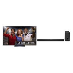 LG OLED77C66LB.AEK 77" OLED evo Smart Television, 4K Ultra HD, in bright and dark rooms, E Rated