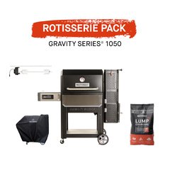 Masterbuilt MB20041320 1050 30" Gravity Series� Digital Charcoal Grill + Smoker, Black