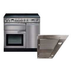 Rangemaster PROP90EISS/C 90cm Induction Range Cooker Professional Plus Stainless Steel / Chrome, A Rated