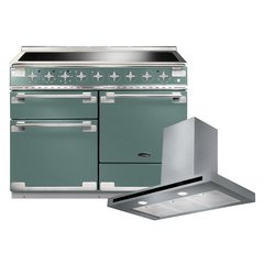 Rangemaster ELS110EIMG 110cm Induction Range Cooker Elise Mineral Green / Brushed Nickel, A Rated