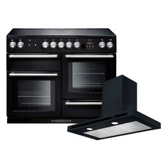 Rangemaster NEX110EIBL/C 110cm Induction Range Cooker Nexus Black / Chrome, A Rated