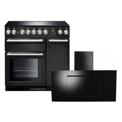 Rangemaster NEX90EICB/C 90cm Induction Range Cooker Nexus Charcoal Black / Chrome, A Rated