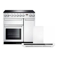 Rangemaster NEX90EIWH/C 90cm Induction Range Cooker Nexus White / Chrome, A Rated