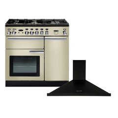 Rangemaster PROP90NGFCR/C 90cm Gas Range Cooker Professional Plus Cream / Chrome, A Rated