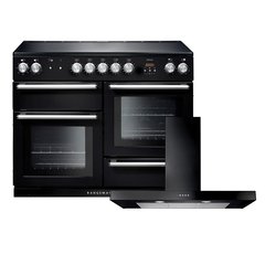 Rangemaster NEX110EIBL/C 110cm Induction Range Cooker Nexus Black / Chrome, A Rated
