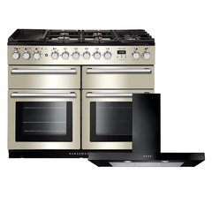 Rangemaster NEXSE110DFIV/C 110cm Dual Fuel Range Cooker Nexus SE Ivory / Chrome, A Rated