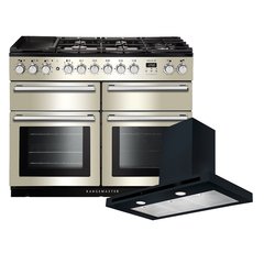 Rangemaster NEXSE110DFIV/C 110cm Dual Fuel Range Cooker Nexus SE Ivory / Chrome, A Rated
