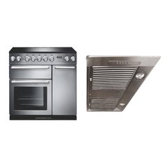 Rangemaster NEX90EISS/C 90cm Induction Range Cooker Nexus Stainless Steel / Chrome, A Rated