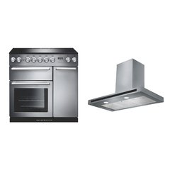 Rangemaster NEX90EISS/C 90cm Induction Range Cooker Nexus Stainless Steel / Chrome, A Rated