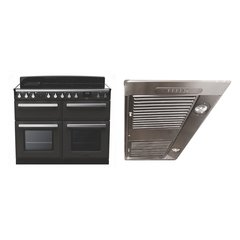 Rangemaster ESDLB110EIPSLT/CM1 110cm Induction Range Cooker Estel Deluxe Slate / Chrome, A Rated