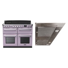 Rangemaster ESDLB110EIPHTH/CM1 110cm Induction Range Cooker Estel Deluxe Heather / Chrome, A Rated