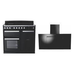 Rangemaster ESDL100EIPGBL/CM1 100cm Induction Range Cooker Estel Deluxe Black / Chrome, A Rated