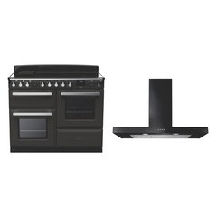 Rangemaster ESDLO110EIPSLT/CM1 110cm Induction Range Cooker Estel Deluxe Slate / Chrome, A Rated