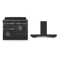 Rangemaster CLDLO110EIPSLT/CM1 110cm Induction Range Cooker Classic Deluxe Slate / Chrome, A Rated