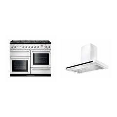 Rangemaster NEX110DFFWH/C 110cm Dual Fuel Range Cooker Nexus White / Chrome, A Rated