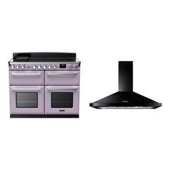 Rangemaster ESDLB110EIPHTH/CM1 110cm Induction Range Cooker Estel Deluxe Heather / Chrome, A Rated