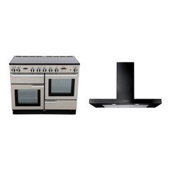 Rangemaster PROP110EISS/C 110cm Induction Range Cooker Professional Plus Stainless Steel / Chrome, A Rated