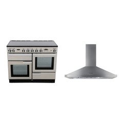 Rangemaster PROP110EISS/C 110cm Induction Range Cooker Professional Plus Stainless Steel / Chrome, A Rated