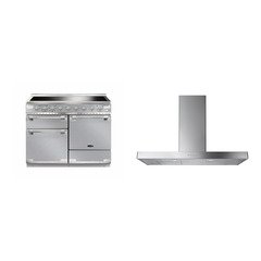 Rangemaster ELS110EISS 110cm Induction Range Cooker Elise Stainless Steel / Brushed Nickel, A Rated