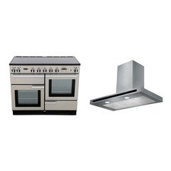 Rangemaster PROP110EISS/C 110cm Induction Range Cooker Professional Plus Stainless Steel / Chrome, A Rated