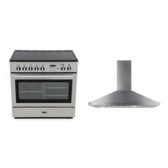 Rangemaster PROP90FXEISS/C 90cm Induction Range Cooker Professional Plus FX Stainless Steel / Chrome, A Rated