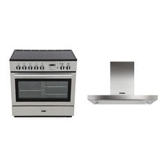 Rangemaster PROP90FXEISS/C 90cm Induction Range Cooker Professional Plus FX Stainless Steel / Chrome, A Rated