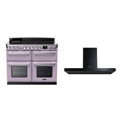 Rangemaster ESDLB110EIPHTH/CM1 110cm Induction Range Cooker Estel Deluxe Heather / Chrome, A Rated