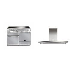 Rangemaster ELS110EISS 110cm Induction Range Cooker Elise Stainless Steel / Brushed Nickel, A Rated