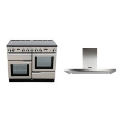 Rangemaster PROP110EISS/C 110cm Induction Range Cooker Professional Plus Stainless Steel / Chrome, A Rated
