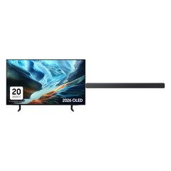 Samsung QE42S90HAEXXU 42" OLED Smart Television, 4K Ultra HD, Black, G Rated