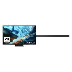 Samsung QE83S90HAEXXU 83" OLED Smart Television, 4K Ultra HD, Black, F Rated