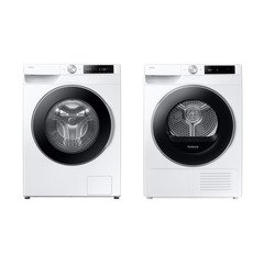 Samsung WW11DG6B25LEU1 Series 6 AI Energy Washing Machine, 11kg, 1400 Spin, White, A Rated