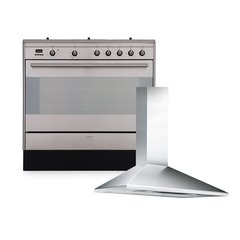 Smeg SUK91MFX9 Concert 90cm Dual Fuel Range Cooker, Stainless Steel, A Rated
