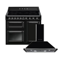 Smeg TR103IBL2 Victoria Black 100cm Induction Range Cooker, A Rated