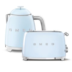 Smeg TSF03PBUK Retro Toaster, 4 Slice, Blue