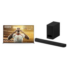 Sony K55XR8M25BP.UKA BRAVIA 8 II 55" OLED Smart Television, 4K Ultra HD, Black, F Rated