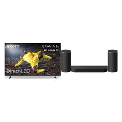 Sony K43S25M2PB.UKA BRAVIA 2 II 43" LCD Smart Television, 4K Ultra HD, Black, E Rated
