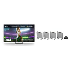 Sony K75XR75M2PB BRAVIA 7 II 75" Mini RGB Smart Television, 4K Ultra HD, Black, C Rated