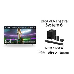 Sony K98XR75M2PB BRAVIA 7 II 98" Mini RGB Smart Television, 4K Ultra HD, Black, C Rated