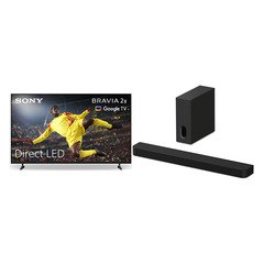 Sony K75S25M2PB.UKA BRAVIA 2 II 75" LCD Smart Television, 4K Ultra HD, Black, E Rated