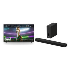 Sony K98XR75M2PB BRAVIA 7 II 98" Mini RGB Smart Television, 4K Ultra HD, Black, C Rated