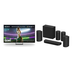 Sony K75XR75M2PB BRAVIA 7 II 75" Mini RGB Smart Television, 4K Ultra HD, Black, C Rated