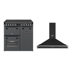 Stoves DX RCA RICH 90Ei RTY AGR 90cm Induction Range Cooker, Anthracite Grey, A Rated