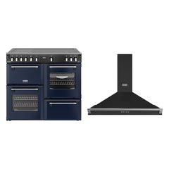 Stoves DX RCA RICH 100Ei RTY MBL 100cm Induction Range Cooker, Midnight Blue, A Rated