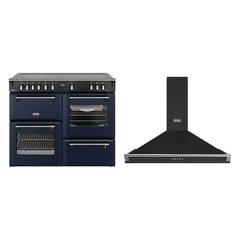 Stoves DX RCA RICH 110Ei RTY MBL 110cm Dual Fuel Range Cooker, Midnight Blue, A Rated