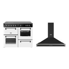 Stoves DX RCA RICH 110Ei RTY IWH 110cm Induction Range Cooker, Ice White, A Rated