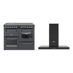 Stoves DX RCA RICH 110Ei RTY AGR 110cm Induction Range Cooker, Anthracite Grey, A Rated